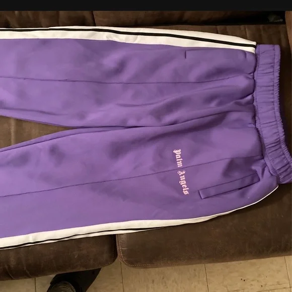 I am selling palm angles track sweatpants the are size large in great condition
